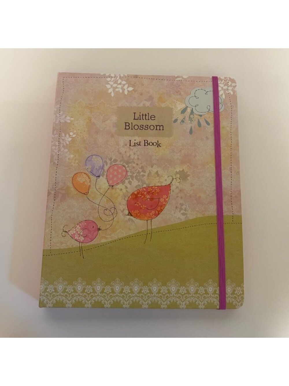 Little Blossom List Book Hardcover Notepad Sticky Notes Organizer 2017